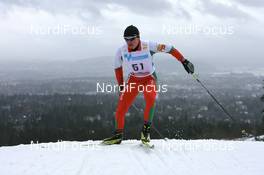 08.03.2008, Holmenkollen, Norway (NOR): Sergei Dolidovich (BLR) - FIS world cup cross-country, 50km men, Holmenkollen (NOR). www.nordicfocus.com. c Manzoni/NordicFocus. Every downloaded picture is fee-liable.