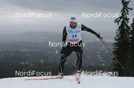 08.03.2008, Holmenkollen, Norway (NOR): Jonas Thor Olsen (DAN) - FIS world cup cross-country, 50km men, Holmenkollen (NOR). www.nordicfocus.com. c Manzoni/NordicFocus. Every downloaded picture is fee-liable.