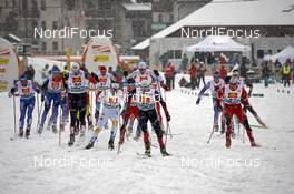 16.03.2008, Bormio, Italy (ITA): final start for the last men of the pursuit competition - FIS world cup cross-country, 15km men, Bormio (ITA). www.nordicfocus.com. c Felgenhauer/NordicFocus. Every downloaded picture is fee-liable.