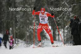 22.11.2008, Gaellivare, $weden (SWE): Laurence Rochat (SUI), Rossignol, Rottefella, Exel, adidas - FIS world cup cross-country, 10km women, Gaellivare (SWE). www.nordicfocus.com. © Manzoni/NordicFocus. Every downloaded picture is fee-liable.