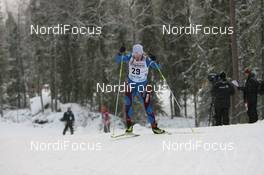 22.11.2008, Gaellivare, $weden (SWE): Celia Bourgois (FRA), Fischer, Rottefella, One Way, Odlo - FIS world cup cross-country, 10km women, Gaellivare (SWE). www.nordicfocus.com. © Manzoni/NordicFocus. Every downloaded picture is fee-liable.