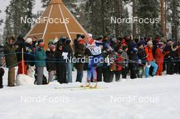 22.11.2008, Gaellivare, $weden (SWE): Olga Rotcheva (RUS), Fischer, Rottefella, Rossignol, Swix, adidas - FIS world cup cross-country, 10km women, Gaellivare (SWE). www.nordicfocus.com. © Manzoni/NordicFocus. Every downloaded picture is fee-liable.