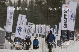 22.11.2008, Gaellivare, $weden (SWE): The entry to the venue - FIS world cup cross-country, 10km women, Gaellivare (SWE). www.nordicfocus.com. © Manzoni/NordicFocus. Every downloaded picture is fee-liable.