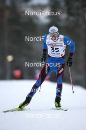 22.11.2008, Gaellivare, $weden (SWE): Maurice Manificat (FRA), Fischer, Swix, Odlo - FIS world cup cross-country, 15km men, Gaellivare (SWE). www.nordicfocus.com. © Manzoni/NordicFocus. Every downloaded picture is fee-liable.