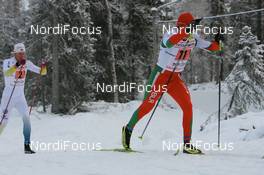 23.11.2008, Gaellivare, $weden (SWE): Sergei Dolidovich (BLR), Fischer, Rottefella, Komperdell  - FIS world cup cross-country, relay men, Gaellivare (SWE). www.nordicfocus.com. © Manzoni/NordicFocus. Every downloaded picture is fee-liable.
