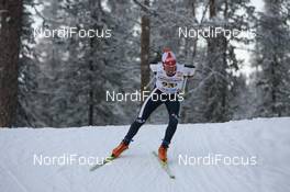 23.11.2008, Gaellivare, $weden (SWE): Thomas Moriggl (ITA), Fischer, Rottefella, Rossignol - FIS world cup cross-country, relay men, Gaellivare (SWE). www.nordicfocus.com. © Manzoni/NordicFocus. Every downloaded picture is fee-liable.