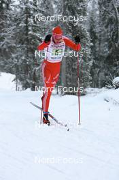 23.11.2008, Gaellivare, $weden (SWE): Toni Livers (SUI), Madshus, Rottefella, Swix, adidas - FIS world cup cross-country, relay men, Gaellivare (SWE). www.nordicfocus.com. © Manzoni/NordicFocus. Every downloaded picture is fee-liable.