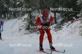 23.11.2008, Gaellivare, $weden (SWE): Chris Jespersen (NOR), Madshus, Rottefella, Swix - FIS world cup cross-country, relay men, Gaellivare (SWE). www.nordicfocus.com. © Manzoni/NordicFocus. Every downloaded picture is fee-liable.