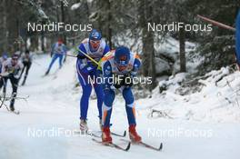 23.11.2008, Gaellivare, $weden (SWE): Ville Nousiainen (FIN), Peltonen, Rottefella, Alpina - FIS world cup cross-country, relay men, Gaellivare (SWE). www.nordicfocus.com. © Manzoni/NordicFocus. Every downloaded picture is fee-liable.