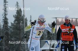 23.11.2008, Gaellivare, $weden (SWE): Rickard Andersson (SWE), Madshus, Rottefella, Craft - FIS world cup cross-country, relay men, Gaellivare (SWE). www.nordicfocus.com. © Manzoni/NordicFocus. Every downloaded picture is fee-liable.