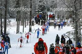 23.11.2008, Gaellivare, $weden (SWE): climbing up the dynamit hill - FIS world cup cross-country, relay men, Gaellivare (SWE). www.nordicfocus.com. © Manzoni/NordicFocus. Every downloaded picture is fee-liable.