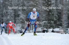 23.11.2008, Gaellivare, $weden (SWE): Maurice Manificat (FRA), Fischer, Swix, Odlo - FIS world cup cross-country, relay men, Gaellivare (SWE). www.nordicfocus.com. © Manzoni/NordicFocus. Every downloaded picture is fee-liable.