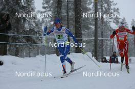 23.11.2008, Gaellivare, $weden (SWE): Virpi Kuitunen (FIN), Rossignol, Rottefella, One Way - FIS world cup cross-country, relay women, Gaellivare (SWE). www.nordicfocus.com. © Manzoni/NordicFocus. Every downloaded picture is fee-liable.
