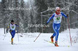 23.11.2008, Gaellivare, $weden (SWE): Olga Rotcheva (RUS), Fischer, Rottefella, Rossignol, Swix, adidas - FIS world cup cross-country, relay women, Gaellivare (SWE). www.nordicfocus.com. © Manzoni/NordicFocus. Every downloaded picture is fee-liable.