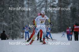 23.11.2008, Gaellivare, $weden (SWE): Anna Haag (SWE), Atomic, Rottefella, Alpina, Exel, Craft - FIS world cup cross-country, relay women, Gaellivare (SWE). www.nordicfocus.com. © Manzoni/NordicFocus. Every downloaded picture is fee-liable.