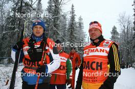 23.11.2008, Gaellivare, $weden (SWE): Silvio Fauner (ITA), Jochen Behle (GER), headcoach cross-country - FIS world cup cross-country, relay women, Gaellivare (SWE). www.nordicfocus.com. © Manzoni/NordicFocus. Every downloaded picture is fee-liable.