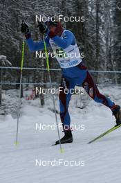23.11.2008, Gaellivare, $weden (SWE): Aurore Cuinet (FRA), Fischer, Salomon, One Way, Odlo - FIS world cup cross-country, relay women, Gaellivare (SWE). www.nordicfocus.com. © Manzoni/NordicFocus. Every downloaded picture is fee-liable.