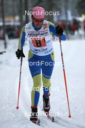 23.11.2008, Gaellivare, $weden (SWE): Lada Nesterenko (UKR), Madshus, Rottefella, Exel - FIS world cup cross-country, relay women, Gaellivare (SWE). www.nordicfocus.com. © Manzoni/NordicFocus. Every downloaded picture is fee-liable.