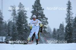 23.11.2008, Gaellivare, $weden (SWE): Charlotte Kalla (SWE), Fischer, Salomon, Swix, Craft - FIS world cup cross-country, relay women, Gaellivare (SWE). www.nordicfocus.com. © Manzoni/NordicFocus. Every downloaded picture is fee-liable.