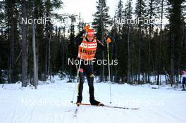21.11.2008, Gaellivare, $weden (SWE): Tobias Angerer (GER), Rossignol, Rottefella, One Way, adidas - FIS world cup cross-country, training, Gaellivare (SWE). www.nordicfocus.com. © Manzoni/NordicFocus. Every downloaded picture is fee-liable.