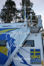 21.11.2008, Gaellivare, $weden (SWE): The new swedisch waxing truck - FIS world cup cross-country, training, Gaellivare (SWE). www.nordicfocus.com. © Manzoni/NordicFocus. Every downloaded picture is fee-liable.