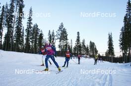 21.11.2008, Gaellivare, $weden (SWE): athletes have fun on the track - FIS world cup cross-country, training, Gaellivare (SWE). www.nordicfocus.com. © Manzoni/NordicFocus. Every downloaded picture is fee-liable.