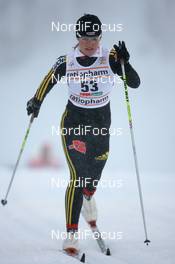 30.11.2008, Kuusamo, Finland (FIN): Katrin Zeller (GER), Rossignol, Rottefella, One Way, adidas - FIS world cup cross-country, 10km women, Kuusamo (FIN). www.nordicfocus.com. © Manzoni/NordicFocus. Every downloaded picture is fee-liable.