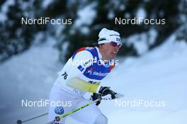 13.12.2008, Davos, Switzerland (SUI): Johan Olsson (SWE), Madshus, Salomon, One Way, Craft - FIS world cup cross-country, 15km men, Davos (SUI). www.nordicfocus.com. © Manzoni/NordicFocus. Every downloaded picture is fee-liable.