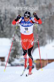 13.12.2008, Davos, Switzerland (SUI): Manuel Hirner - FIS world cup cross-country, 15km men, Davos (SUI). www.nordicfocus.com. © Casanova/NordicFocus. Every downloaded picture is fee-liable.