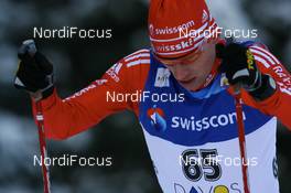 13.12.2008, Davos, Switzerland (SUI): Toni Livers (SUI), Madshus, Rottefella, Swix, adidas - FIS world cup cross-country, 15km men, Davos (SUI). www.nordicfocus.com. © Manzoni/NordicFocus. Every downloaded picture is fee-liable.