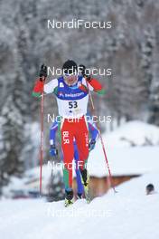 13.12.2008, Davos, Switzerland (SUI): Sergei Dolidovich (BLR), Fischer, Rottefella, Komperdell - FIS world cup cross-country, 15km men, Davos (SUI). www.nordicfocus.com. © Casanova/NordicFocus. Every downloaded picture is fee-liable.