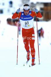 13.12.2008, Davos, Switzerland (SUI): Kris Freeman (USA), Fischer, Rottefella, Alpina, Swix - FIS world cup cross-country, 15km men, Davos (SUI). www.nordicfocus.com. © Manzoni/NordicFocus. Every downloaded picture is fee-liable.