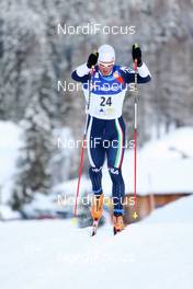 13.12.2008, Davos, Switzerland (SUI): Giovanni Gullo- FIS world cup cross-country, 15km men, Davos (SUI). www.nordicfocus.com. © Casanova/NordicFocus. Every downloaded picture is fee-liable.