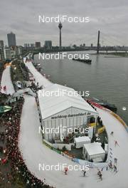 21.12.2008, Duesseldorf, Germany (GER): venue, feature, view from Schlossturm to south - FIS world cup cross-country, team sprint, Duesseldorf. www.nordicfocus.com. © Hemmersbach/NordicFocus. Every downloaded picture is fee-liable.
