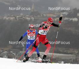 12.01.2008, Val di Fiemme, Italy (ITA): Michael Hollenstein (SUI)  - FIS world cup nordic combined, individual gundersen, Val di Fiemme (ITA). www.nordicfocus.com. c Felgenhauer/NordicFocus. Every downloaded picture is fee-liable.