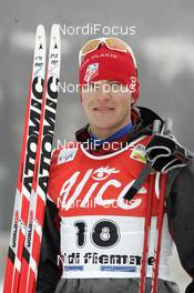 12.01.2008, Val di Fiemme, Italy (ITA): Bill Demong (USA)  - FIS world cup nordic combined, individual gundersen, Val di Fiemme (ITA). www.nordicfocus.com. c Felgenhauer/NordicFocus. Every downloaded picture is fee-liable.