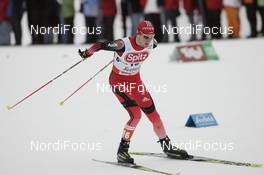 27.01.2008, Seefeld, Austria (AUT): Michael Hollenstein (SUI) - FIS world cup nordic combined, sprint, Seefeld (AUT). www.nordicfocus.com. c Furtner/NordicFocus. Every downloaded picture is fee-liable.