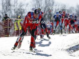 16.02.2008, Liberec, Czech Republic (CZE): Bernhard Gruber (AUT) in the downhill - FIS world cup nordic combined, mass start, Liberec (CZE). www.nordicfocus.com. c Felgenhauer/NordicFocus. Every downloaded picture is fee-liable.