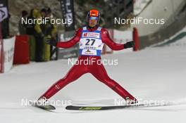 16.02.2008, Liberec, Czech Republic (CZE):  Tino Edelmann (GER)  - FIS world cup nordic combined, mass start, Liberec (CZE). www.nordicfocus.com. c Felgenhauer/NordicFocus. Every downloaded picture is fee-liable.