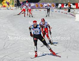 16.02.2008, Liberec, Czech Republic (CZE): Christian Beetz (GER) finishing - FIS world cup nordic combined, mass start, Liberec (CZE). www.nordicfocus.com. c Felgenhauer/NordicFocus. Every downloaded picture is fee-liable.