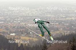 14.02.2008, Liberec, Czech Republic (CZE): Flying over Liberec - FIS world cup nordic combined, training, Liberec (CZE). www.nordicfocus.com. c Felgenhauer/NordicFocus. Every downloaded picture is fee-liable.
