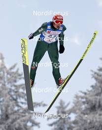 15.02.2008, Liberec, Czech Republic (CZE): Eric Frenzel (GER)  - FIS world cup nordic combined, sprint, Liberec (CZE). www.nordicfocus.com. c Felgenhauer/NordicFocus. Every downloaded picture is fee-liable.