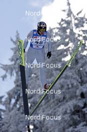 15.02.2008, Liberec, Czech Republic (CZE): Jason Lamy-Chappuis (FRA)  - FIS world cup nordic combined, sprint, Liberec (CZE). www.nordicfocus.com. c Felgenhauer/NordicFocus. Every downloaded picture is fee-liable.