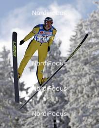 15.02.2008, Liberec, Czech Republic (CZE): Hannu Manninen (FIN)  - FIS world cup nordic combined, sprint, Liberec (CZE). www.nordicfocus.com. c Felgenhauer/NordicFocus. Every downloaded picture is fee-liable.