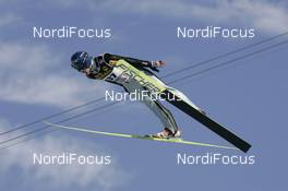 01.01.2008, Garmisch, Germany (GER): Kamil Stoch (POL) - FIS world cup ski jumping, four hills tournament, individual HS138, Garmisch (GER). www.nordicfocus.com. c Furtner/NordicFocus. Every downloaded picture is fee-liable.