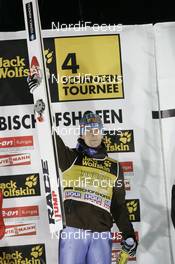 06.01.2008, Bischofshofen, Austria (AUT): winner total: Janne Ahonen (FIN) - FIS world cup ski jumping, four hills tournament, individual HS140, Bischofshofen (AUT). www.nordicfocus.com. c Furtner/NordicFocus. Every downloaded picture is fee-liable.