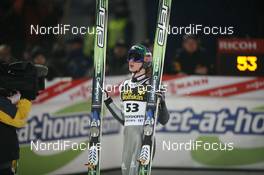 06.01.2008, Bischofshofen, Austria (AUT): Dennis Kornilov (RUS) - FIS world cup ski jumping, four hills tournament, individual HS140, Bischofshofen (AUT). www.nordicfocus.com. c Furtner/NordicFocus. Every downloaded picture is fee-liable.