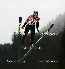 12.01.2008, Val di Fiemme, Italy (ITA): Emmanuel Chedal (FRA)  - FIS world cup ski jumping, individual HS134, Val di Fiemme (ITA). www.nordicfocus.com. c Felgenhauer/NordicFocus. Every downloaded picture is fee-liable.