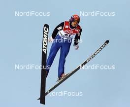 11.01.2008, Val di Fiemme, Italy (ITA): Tom Hilde (NOR)  - FIS world cup ski jumping, qualification, Val di Fiemme (ITA). www.nordicfocus.com. c Felgenhauer/NordicFocus. Every downloaded picture is fee-liable.
