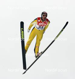 11.01.2008, Val di Fiemme, Italy (ITA): Sigurd Pettersen (NOR)  - FIS world cup ski jumping, qualification, Val di Fiemme (ITA). www.nordicfocus.com. c Felgenhauer/NordicFocus. Every downloaded picture is fee-liable.